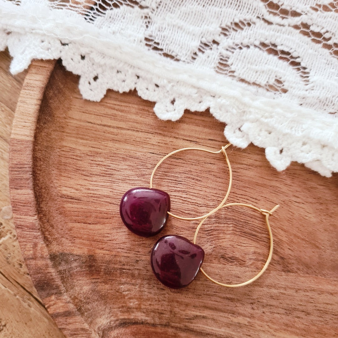 Ringen delayed devotion aubergine/goud